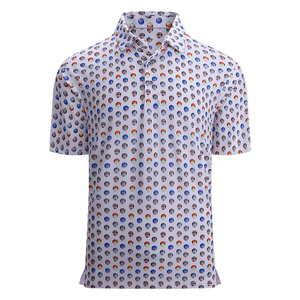 Polo de performance en polyester 100 % à manches courtes avec impression par sublimation intégrale et logo personnalisé de haute qualité - Product Image 2