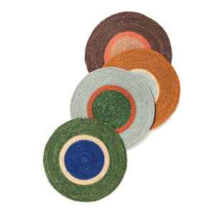 <b>Set</b> of <b>4</b> Handmade <b>Round</b> Seagrass Woven Coaster Placemats OEM Eco-Friendly Coaster <b>set</b> <b>Table</b> Decor Made in Vietnam HNH Craft - Product Image 3