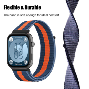 สายนาฬิกาไนลอนยืดหยุ่นแบบเปลี่ยนได้สำหรับ Huawei <span class=keywords><strong>Watch</strong></span> Fit 5/<span class=keywords><strong>5pro</strong></span> สายนาฬิกาไนลอนระบายอากาศได้สำหรับ Huawei Fit 3/4/4pro/5/5pr - Product Image 2