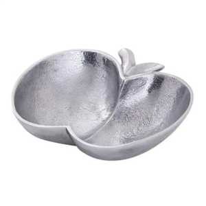 Silver Metal Flower Bowl Handcrafted Lotus Petal Serving Dish Wholesale Aluminium Floral Candy Tray Vanity Jewelry Bowl - Product Image 6