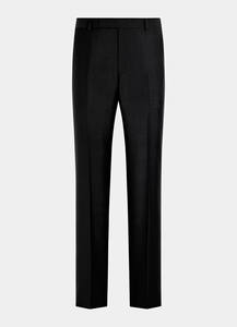 Traje Negro Elegante a Medida con Solapa de Pico, Blazer y Pantalones de Corte Ajustado, Multiusos para Negocios y Bodas, Venta al por Mayor - Product Image 6