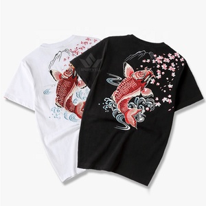 Men's <b>Black</b> <b>T</b>-<b>Shirt</b> Short Sleeve O-Neck Regular Fit Cotton Photo Print Front Street Style Graphic Pattern Breathable Jersey - Product Image 3