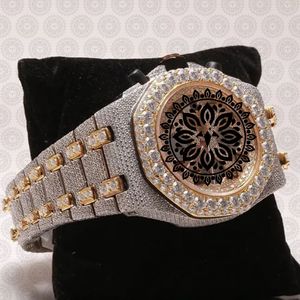 Montre de luxe pour homme Charm Jewells, boîtier carré en acier inoxydable, cadran de 40 mm, bracelet de 20 cm, mouvement mécanique, résistance à l'eau 10 bars, automatique - Product Image 4