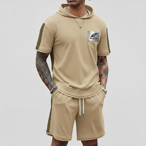 Chemise boutonnée décontractée pour homme, coupe ajustée, tissu léger en maille à séchage rapide, confortable pour la plage, avec motif imprimé uni - Product Image 2