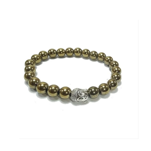 High Quality Gold Hematite Beads Buddha Bracelet Romantic Gift Fashion Charm Jewelry <b>for</b> <b>Men</b> Women Energy Meditation - Product Image 1