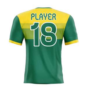 Maillots de football par sublimation en gros, maillots de football personnalisés, respirants, légers, séchage rapide, uniformes d'équipe, usine de vêtements de sport OEM - Product Image 2