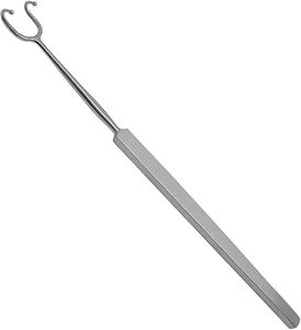 Retracteur cutané à crochet, petite courbe, à extrémité unique, pour traction cutanée, poignée ergonomique, certifié CE, approuvé ISO - Product Image 1