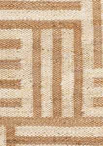 Tapis en jute naturel de haute qualité, tissé à la main, écologique, pour salon, chambre, salle à manger, hôtel - Product Image 2