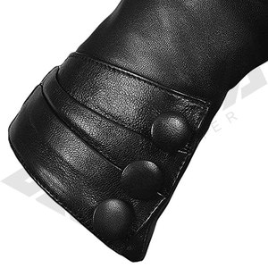 Luxury Winter Warm Genuine Soft Leather Dress <b>Gloves</b> Luxury Fashion Style Women's Leather Dress <b>Gloves</b> - Product Image 4