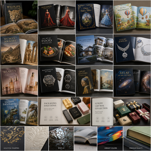Wholesale Custom Luxury Magazine/Book/<b>Paper</b> Printing Manufacturer High Quality Full Color CMYK Premium Offset Printing Service - Product Image 6