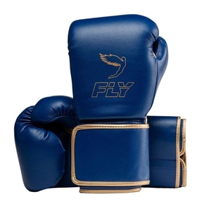 Guantes de Boxeo Personalizados OEM Azul Marino para Sparring, Entrenamiento y Combate, Guantes de Boxeo Personalizados para Equipos Fly - Product Image 1