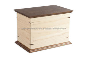 Nouveau design d'urnes de crémation en bois pour adultes urnes en bois urnes funéraires taille personnalisée fournitures funéraires - Product Image 2