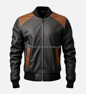 2025 ropa personalizada para hombres, ropa informal, recién llegado, chaqueta de cuero Pu de diseño de moda de alta calidad para hombres - Product Image 1