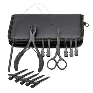 Kit complet d'extensions de cheveux en acier inoxydable imperméable, couleur personnalisée, usage professionnel en salon, extensions de cheveux de qualité supérieure - Product Image 2