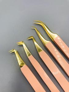 Pince à épiler de précision DENTRIC T-032 en acier inoxydable durable, pointe incurvée, antistatique, outils professionnels personnalisables - Product Image 2