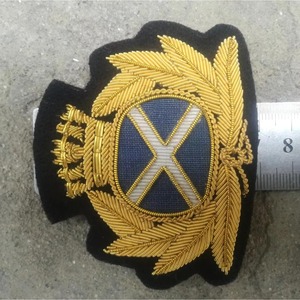 Top Hot Premium Design Your Own Handmade Gold Bullion <b>Wire</b> Sew-On Badges with <b>Magnet</b> Lightweight Embroidered Patches - Product Image 6