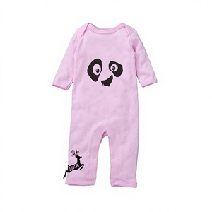 ชุดรอมเปอร์ของเด็กทารกผ้าคอตตอน100% จากผู้ผลิตอินเดียชุดจั๊มสูทแบบกระดุมพิมพ์ลายสำหรับฤดูใบไม้ผลิ - Product Image 1