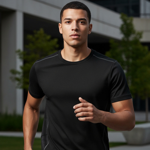 2026 Trend Men Gym <b>T</b>-<b>Shirt</b> 3D Cut Muscle Fit Workout Top Sweat Absorbent Sports Wear Factory Direct Wholesale Gym Apparel - Product Image 6