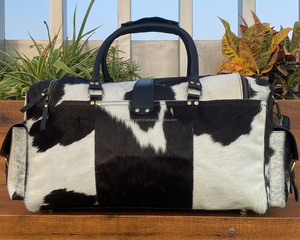 Cowhide Leather Large Luxury Unisex Travel Duffle <b>Bag</b> Luggage Large Capacity <b>Bag</b> Travel Luggage - Product Image 4