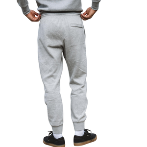Pantalon de jogging en molleton personnalisé pour homme, coupe décontractée, taille à cordon, bas de pantalon à revers, poches latérales, vêtements décontractés OEM, vente en gros d'usine - Product Image 2
