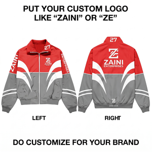 Premium 120 GSM Polyester Windbreaker <b>Jacket</b> Red Grey <b>White</b> Custom Digital Printing Logo OEM ODM Waterproof Breathable <b>Men's</b> - Product Image 1
