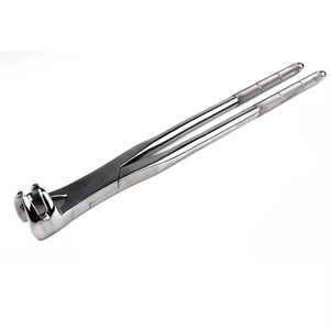 Forceps d'extraction dentaire vétérinaire pour molaires équines à quatre racines, en acier inoxydable, manuel, instrument de dentisterie équine de qualité supérieure - Product Image 1