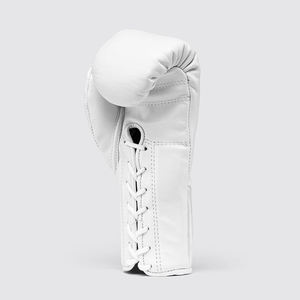 ถุงมือฝึกซ้อมมวย MMA หนังวัวแท้ Fly Top รุ่นขายดี ปิดแบบผูกเชือก สายรัดข้อมือปรับได้ ระบายความชื้น CP-BG-225 - Product Image 2