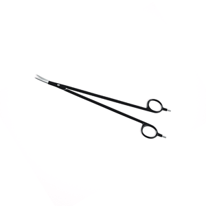 Tijeras Quirúrgicas Bipolares Manuales de Acero Inoxidable de 8 Pulgadas con Hoja Curva, Antiadherentes y Reutilizables para Coagulación - Product Image 2