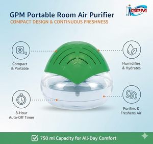 Revitaliseur d'air haut de gamme au design moderne, compact, portable et facile à utiliser, assurant une qualité d'air saine pour les espaces domestiques et hôteliers - Product Image 5