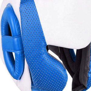 Protection de la tête, casque d'arts martiaux, casque de boxe, casque de sparring en cuir, casque d'entraînement de boxe, protections de tête pour la boxe - Product Image 3