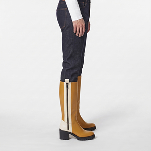 Wholesale Men Leather <b>Knee</b> <b>High</b> Boots Mens Leather Footwear <b>Knee</b> <b>High</b> Booties With Side Zipper Custom Logo Men Leather Long Boot - Product Image 4