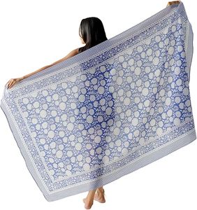 Women Resort Wear <b>Sheer</b> Chiffon Sarong Wrap <b>Bikini</b> Beach Cover Up - Product Image 2