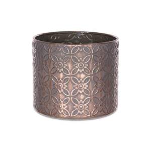 Jardinière en acier inoxydable / Pot de fleurs en métal / Jardinières pour plantes d'extérieur et d'intérieur, pot de fleurs en métal avec plante verte pour - Product Image 2
