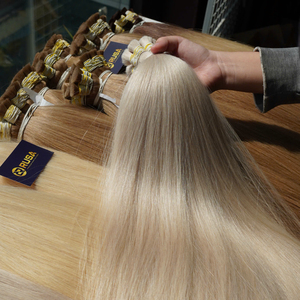 Extensions de cheveux humains en vrac RUSA Blonde Hair # PLA01 Super Double Drawn, provenant de donneurs vietnamiens, d'origine éthique - Product Image 6