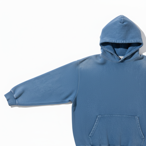 Custom Acid Wash Hoodie Men Heavyweight Rhinestone Embroidered Distressed Vintage Sun Faded Oversized Fleece Streetwear - Product Image 4