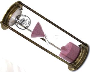 Elegant Solid Brass 30 Minute <b>Hourglass</b> Sand Timer Handmade Decorative Gift for Home Office Desk Decor - Product Image 2