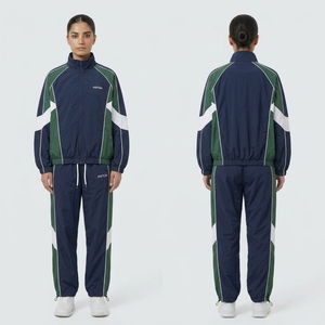 Kids Custom Logo Windbreaker Tracksuit - Windbreaker <b>Jacket</b> & Pants Set for Jogging, Factory Direct - Product Image 3