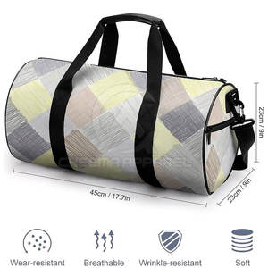 Bolsa de lona cómoda para llevar, adecuada para el gimnasio, deportes, viajes y aventuras de fin de semana, que ofrece espacio de empaque flexible. - Product Image 2