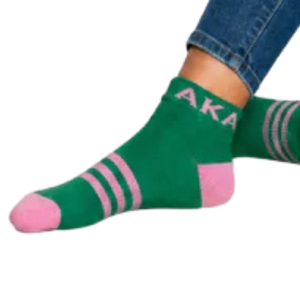 Green Pink and White <b>Moisture</b> Wicking Ankle <b>Socks</b> with Arch Support Comfortable Sports <b>Socks</b> for Women Activewear - Product Image 2