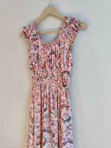 ชุดเดรสผ้าไหมสำหรับผู้หญิง งานแฮนด์เมด ดีไซน์หรูหรา ยาวแบบแม็กซี่ สไตล์โบโฮ ผลิตจากผ้าธรรมชาติที่ยั่งยืน ชุดเดรสฤดูร้อน ชุดสำหรับแขกในงานแต่งงาน - Product Image 4