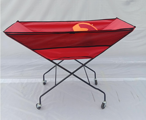 Waising Easy Setup Volleyball Ball Cart with Wheels Sports <b>Accessory</b> for Convenient Volleyball <b>Storage</b> - Product Image 6