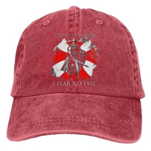 Casquette de baseball des Templiers - Casquette brodée de qualité supérieure « I FEAR NO EVIL » - Product Image 5