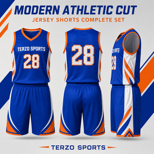 Conjunto de Baloncesto Personalizado Fast Motion, Camiseta y Pantalones Cortos de Malla Transpirable con Logotipo del Club, Nombre y Número del Jugador Personalizados - Product Image 2