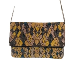 Bolso de mano profesional hecho a mano con cuentas, bordado, estilo de lujo moderno, resistente, ligero, ecológico, seguro, para la noche - Product Image 1