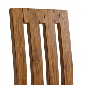 ARTERRA Ensemble de table à manger ronde en teck de luxe haut de gamme, mobilier moderne pour hôtel, villa - Product Image 5