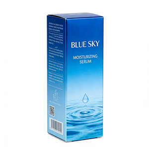 Custom Eco-Friendly Small White Cosmetic <b>Packaging</b> Box Glossy Lamination Embossing Art Recycled <b>Materials</b> for Skin Care Brand - Product Image 3