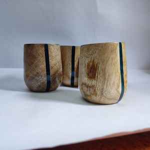 . Mug à café en bois poli, vaisselle écologique, tasse à boire en bois naturel, légère et durable - Product Image 1