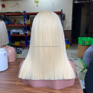 Pelucas de cabello humano premium con encaje frontal, cabello virgen vietnamita, peluca frontal HD con encaje, peluca larga estilo bob, lisa y sin enredos. - Product Image 4