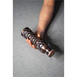 Juego de Botellas de Agua de Cobre Puro, Martilladas y Lisas, Herméticas, Ayurvédicas, para Salud y Yoga, Recipiente 100% Cobre Real, Venta al por Mayor, para Deportes y Gimnasio - Product Image 6