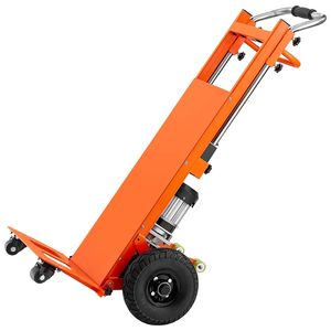 Carrello Elettrico Saliscale da 400 kg con Manico Estensibile da 400 cm, Carrello Elettrico per Carichi Pesanti - Product Image 1